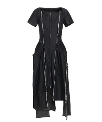 ＜LIMI feu (Women)＞ＬＩＧＨＴ　ＤＥＮＩＭ　ＧＡＴＨＥＲＥＤ　ＤＲＥＳＳ　ＬＰーＤ０４ー００５