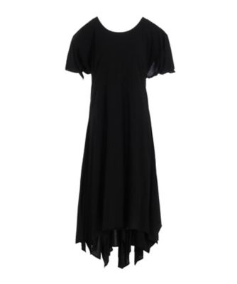 ＜LIMI feu (Women)＞ＲＡＹＯＮ　ＬＡＷＮ　ＣＵＦＦＳ　ＲＩＢＢＯＮ　ＦＬＡＲＥＤ　ＤＲＥＳＳ　ＬＰーＤ０７ー２１６