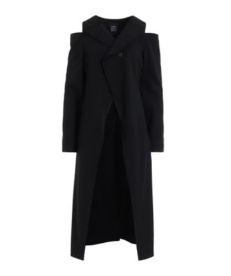 ＜LIMI feu (Women)＞ＷＯＯＬ　ＧＡＢＡＲＤＩＮＥ　ＯＰＥＮ　ＳＨＯＵＬＤＥＲ　ＤＲＥＳＳ　ＬＰーＤ０８ー１１１