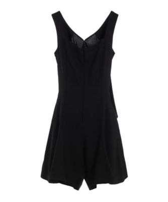 ＜LIMI feu (Women)＞ＨＡＲＤ　ＴＷＩＳＴ　ＧＡＢＡＲＤＩＮＥ　ＢＡＣＫ　ＲＩＢＢＯＮ　ＳＨＯＲＴ　ＯＶＥＡＬＬＳ　ＬＰーＤ１１ー２００