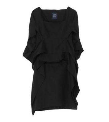 ＜LIMI feu (Women)＞ＣＬＥＡＲ　ＬＡＷＮ　ＳＰＩＲＡＬ　ＳＬＥＥＶＥ　ＤＲＥＳＳ　ＬＰーＤ１４ー３００
