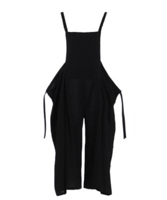 ＜LIMI feu (Women)＞ＳＩＤＥ　ＧＡＴＨＥＲ　ＯＶＥＲＡＬＬＳ　ＬＰーＤ２８ー００９