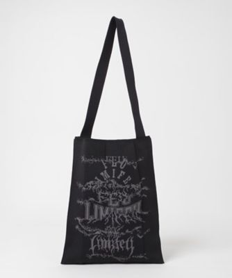 ＜LIMI feu (Women)＞ＬＯＧＯ　ＣＯＬＬＡＧＥ　ＦＯＬＤＡＢＬＥ　ＫＮＩＴ　ＢＡＧ　ＬＰーＩ０２ー９８５