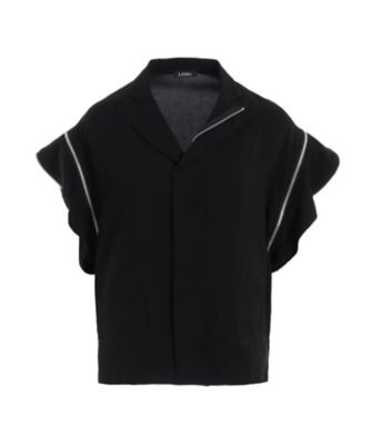 ＜LIMI feu (Women)＞ＨＡＲＤ　ＴＷＩＳＴ　ＧＡＢＡＲＤＩＮＥ　ＣＵＦＦＳ　ＺＩＰ　ＪＡＣＫＥＴ　ＬＰーＪ０６ー２００