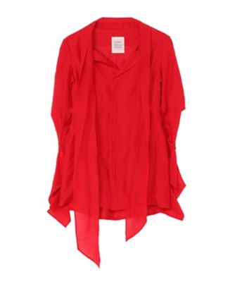 LIMI feu (Women)/リミフゥ CLEAR LAWN SPIRAL SLEEVE JACKET LPーJ08ー300
