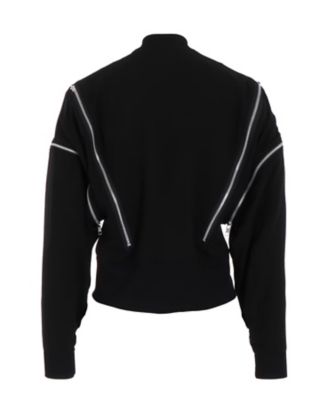 HARD TWIST GABARDINE ZIP BLOUSON