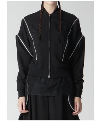 ジャケット・アウター LIMI feu Double Face Hooded Coat 2 COTTON TIGHT FLEECE LINING SLEEVE PUFF LONG JACKET(S Black