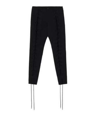 ＜LIMI feu (Women)＞ＷＯＯＬ　ＧＡＢＡＲＤＩＮＥ　ＬＡＣＥーＵＰ　ＰＡＮＴＳ　ＬＰーＰ０２ー１１１