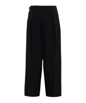 RAYON LAWN WIDE TUCK PANTS LPー