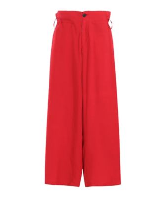 ＜LIMI feu (Women)＞ＢＡＣＫ　ＳＡＴＩＮ　ＣＲＯＳＳ　ＷＡＩＳＴ　ＳＴＲＩＮＧ　ＴＵＣＫ　ＰＡＮＴＳ　ＬＰーＰ１０ー２０８