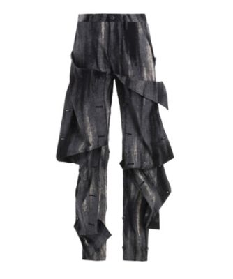 ＜LIMI feu (Women)＞ＤＩＳＣＨＡＲＧＥ　ＰＴ　ＤＥＮＩＭ　ＢＵＴＴＯＮ　ＤＥＴＡＩＬ　ＰＡＮＴＳ　ＬＰーＰ１２ー０２０