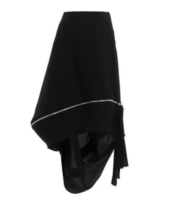 ＜LIMI feu (Women)＞ＨＡＲＤ　ＴＷＩＳＴ　ＧＡＢＡＲＤＩＮＥ　ＺＩＰ　ＰＡＮＥＬＥＤ　ＳＫＩＲＴ　ＬＰーＳ０６ー２００
