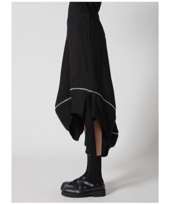 HARD TWIST GABARDINE ZIP PANELED
