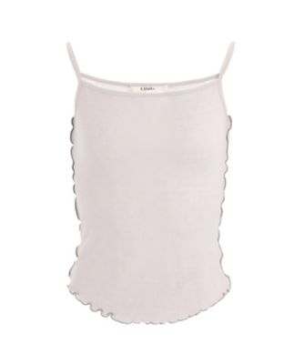 ＜LIMI feu (Women)＞ＲＩＢ　ＳＴＩＴＣＨ　ＣＡＭＩＳＯＬＥ　ＬＰーＴ０４ー２３７