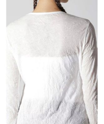WASHER PLAIN STITCH SLIT CHEST LONG