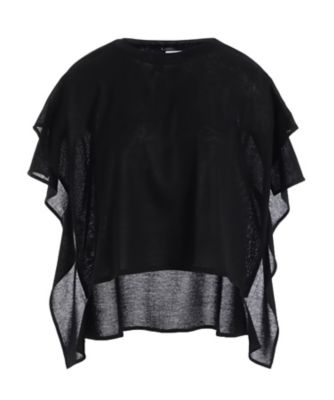 ＜LIMI feu (Women)＞ＰＡＲＡＬＬＥＬＥＤ　ＰＬＡＩＮ　ＳＴＩＴＣＨＳＱＵＡＲＥ　ＺＩＰ　ＴーＳＨＩＲＴ　ＬＰーＴ１３ー０４０