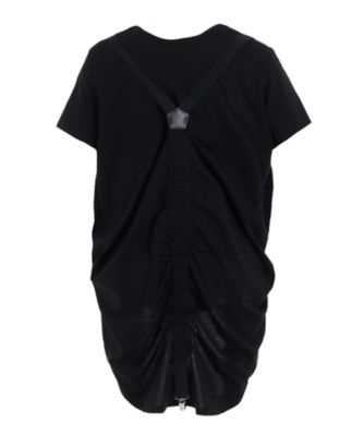 リミフゥ LIMI feu 22AW カットソー Tシャツ 長袖 ロールアップ 袖ベルト オーバーサイズ 黒 ブラック LE-T30-030 IBO70 レディース LIMI feu - リミフゥ 22AW カットソー Tシャツ 長袖 ロール