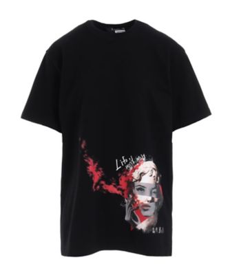 ＜LIMI feu (Women)＞ＳＴＡＴＵＥ　ＣＯＬＬＡＧＥ　ＴーＳＨＩＲＴ　Ｂ　ＬＰーＴ３８ー０５６