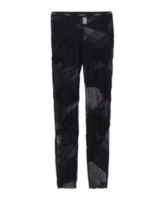 ＜LIMI feu (Women)＞ＧＥＯＭＥＴＲＩＣ　ＮＥＴ　ＳＴＡＮＤＡＲＤ　ＬＥＧＧＩＮＳ　ＬＰーＴ９３ー９３５