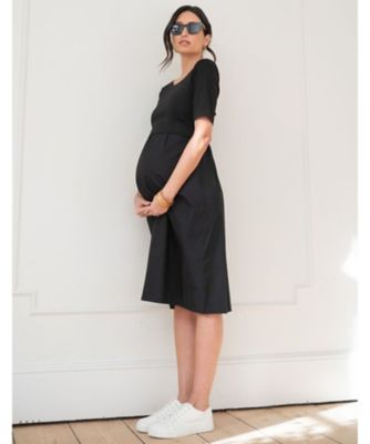 ＬＡＵＲＩＴＺ　授乳対応　コットンポプリンマタニティワンピース