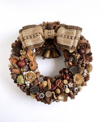 Atelier Maison Deco/アトリエ メゾン デコ 木の実のリース インテリア・エクステリア【三越伊勢丹/公式】