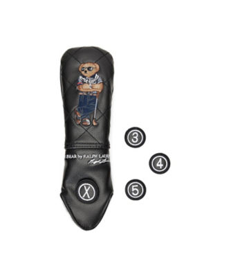 ＜POLO GOLF｜RLX＞ＰＯＬＯ　ＧＯＬＦ　Ｐｏｌｏ　ベア　ゴルフ　ハイブリッド　ヘッドカバー　メンズ　ＭＡＰＧＳＲＥ０７６２００１６