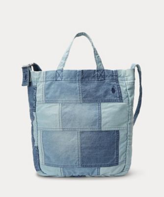 ＜POLO RALPH LAUREN (Men)＞パッチワーク　デニム　ショッパー　トート　ＭＡＰＯＢＧＳ０Ｇ６２０１７５
