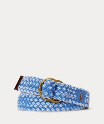 ＜POLO RALPH LAUREN (Men)＞ブレーデッド　コットン　ベルト　ＭＡＰＯＢＬＴ０Ｆ３２０２９１