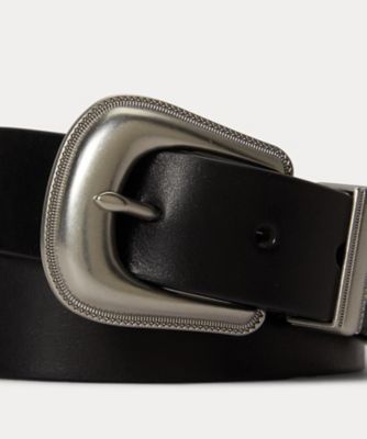 RALPH LAUREN イタリア製スタッズウエスタンベルト カウボーイルック RALPH LAUREN イタリア製スタッズウエスタンベルト カウボーイルック