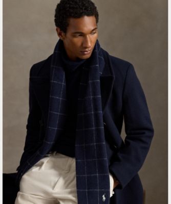 ウィンドウペン ウールブレンド スカーフ