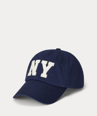 NY パッチ ツイル ボール キャップ