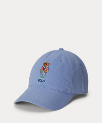 POLO RALPH LAUREN (Men)/ポロ ラルフ ローレン Ｐｏｌｏ　ベア　リネン　ボール　キャップ　ＭＡＰＯＨＧＳ０Ｊ４２２５３５