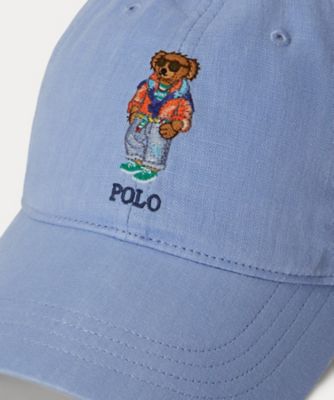 Polo ベア リネン ボール キャップ
