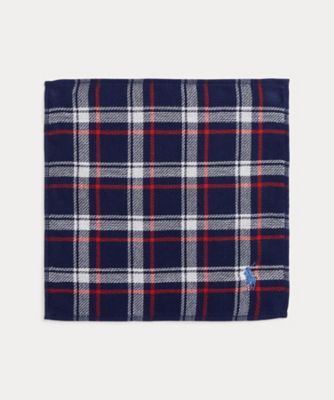 ＜POLO RALPH LAUREN (Men)＞チェック　コットン　テリー　ハンカチーフ　ＭＡＰＯＰＴＷ０９１２０２２２