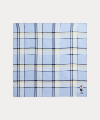 POLO RALPH LAUREN (Men)/ポロ ラルフ ローレン Polo ベア チェック コットン ハンカチーフ MAPOPTW09120224