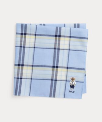 Ｐｏｌｏ　ベア　チェック　コットン　ハンカチーフ　ＭＡＰＯＰＴＷ０９１２０２２４