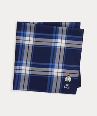 Ｐｏｌｏ　ベア　チェック　コットン　ハンカチーフ　ＭＡＰＯＰＴＷ０９１２０２４０