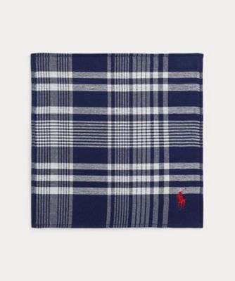 POLO RALPH LAUREN (Men)/ポロ ラルフ ローレン チェック コットン テリー ハンカチーフ MAPOPTW09120241