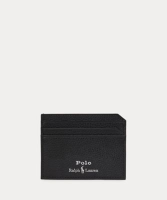 ＜POLO RALPH LAUREN (Men)＞ペブルド　レザー　カード　ケース　ＭＡＰＯＳＬＧ０２３２０２０７