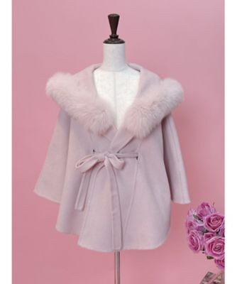 ＜MAISON MARBLE (Women)＞【受注商品】１月中旬以降お届け　Ｆｕｒ　Ｂｕｎｎｙ　Ｃａｐｅ　ＭＡＷＣ２５０９