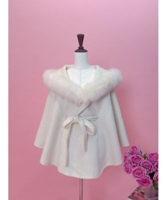 ＜MAISON MARBLE (Women)＞【受注商品】１月中旬以降お届け　Ｆｕｒ　Ｂｕｎｎｙ　Ｃａｐｅ　ＭＡＷＣ２５１２