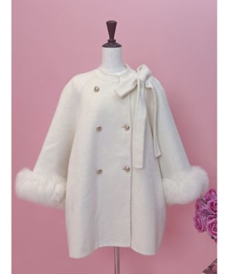 ＜MAISON MARBLE (Women)＞【受注商品】１月中旬以降お届け　Ａｌｅｘａｎｄｒａ　Ｗｏｏｌ　Ｃｏａｔ　ＭＡＷＣ２５２４