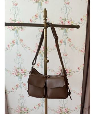 Mille Bonheur (Women)/ミルボヌール フラップポケットレースアップBAG MBー0299 BROWN 旅行用かばん・バッグ【三越伊勢丹/公式】