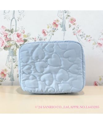 HEART QUILTING VANITY BAG | Mille Bonheur