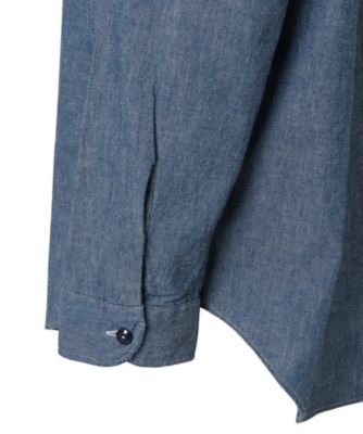 シャツ　ＨＡＭＰＴＯＮ　ＳＨＩＲＴ　ＣＨＡＭＢＲＡＹ（ＯＷ）　ＭＢ０００－５００３