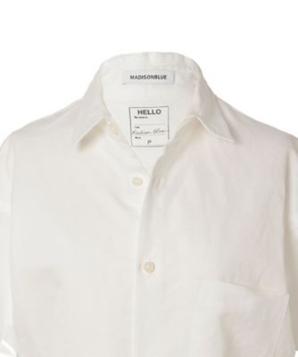 美品♪ MADISONBLUE マディソンブルー メッセージシャツ ホワイト