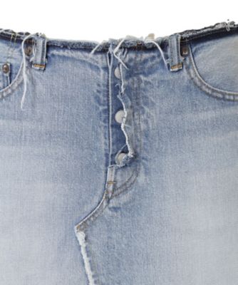 【komachi 】MADISON BLUE ロゴ刺繍スカート スカート 5POCKET DENIM MINI SKIRT