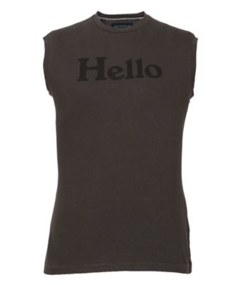 ノースリーブＴシャツ　ＨＥＬＬＯ　ＮＯＳＬＥＥＶＥ　ＴＥＥ　ＭＢ０００－７００２