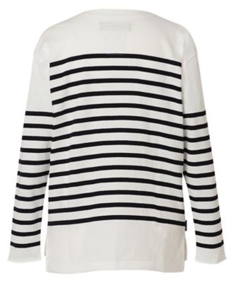 BORDER BOAT NECK PO MB000ー7004