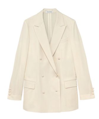 MADISONBLUE (Women)/マディソンブルー ジャケット　ＵＮＬＩＮＥＤ　ＢＬＥＥＣＫＥＲ　Ｗ６Ｂ　ＢＬＡＺＥＲ　ＰＥＡＲＬ　ＭＢ２５１ー１００２